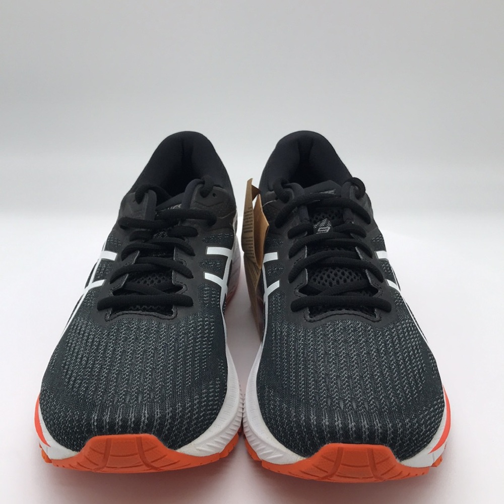 Asics mens Black Orange Running Shoes size 11 US - Picture 2 of 6